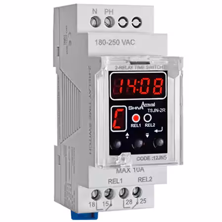 ساعت فرمان دو رله سری Nشیوا امواج کد 12JN5 مدل TSJN-2R