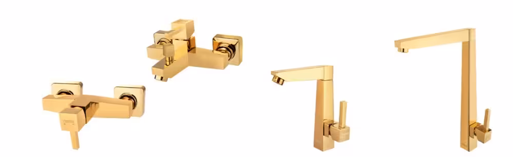 ست شیرالات درخشان مدل لیبرا طلایی