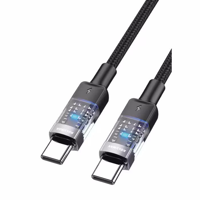 کابل شارژ و دیتا کلومن KD-74 TYPE-C TO IPHONE