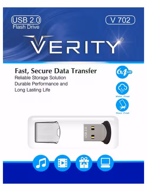 فلش مموری وریتی مدل V702 ظرفیت 64 گیگابایت