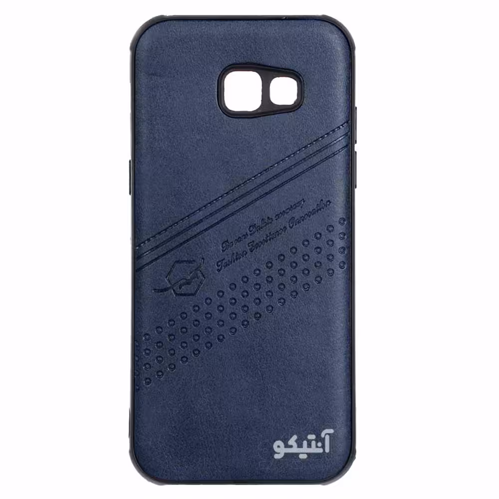 قاب طرح چرم مناسب برای Samsung A5-2017 / A520-سرمه ای