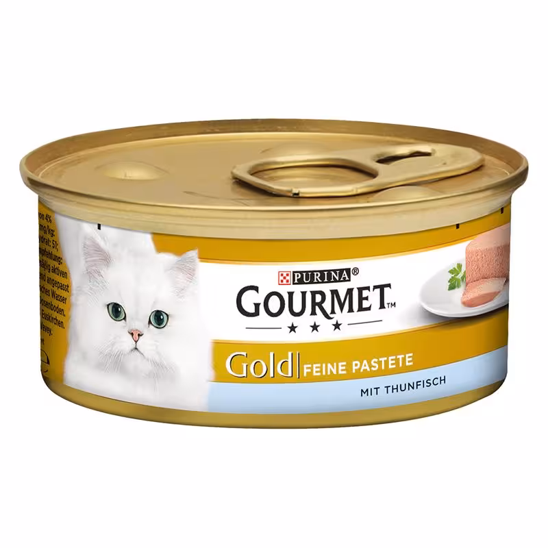 کنسرو گربه برند گورمت پته ماهی تن 85 گرم