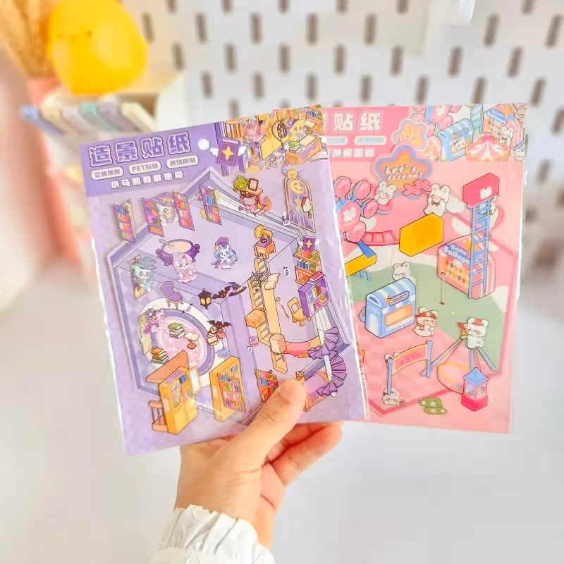 استیکر 3 بعدی ساختنی طرح 7