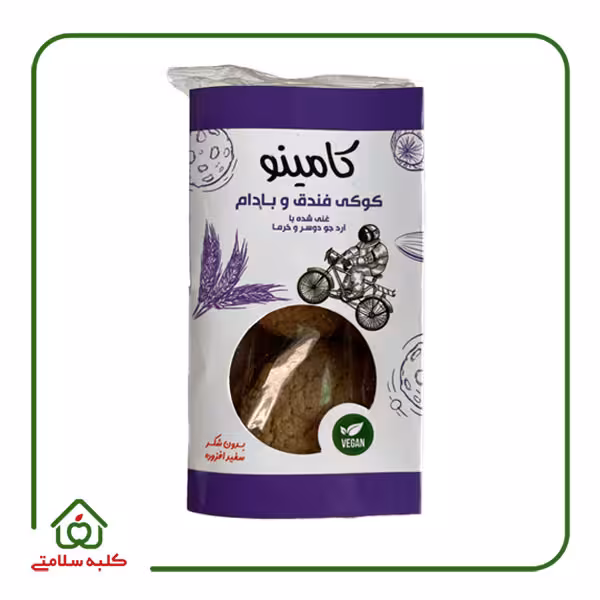 کوکی فندق و بادام مون