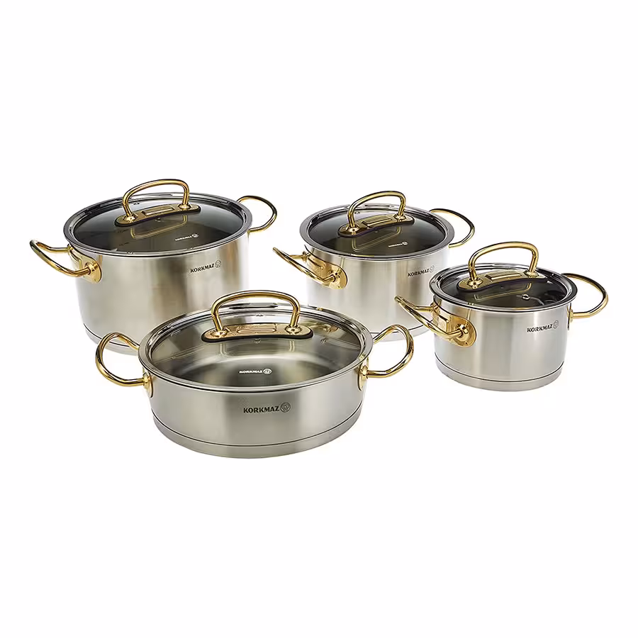 سرویس قابلمه 8 پارچه کرکماز مدل پرولین A1148