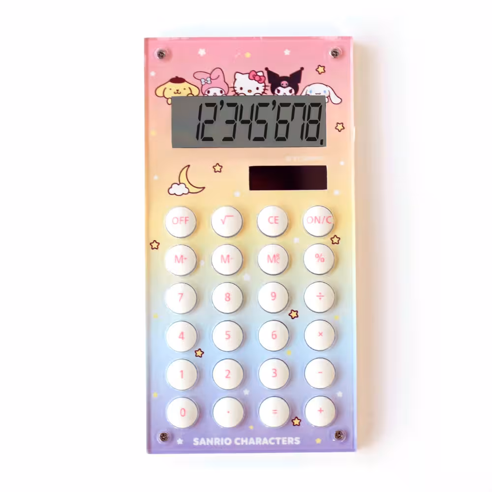 ماشين حساب طرح سانریو کرومی و دوستان