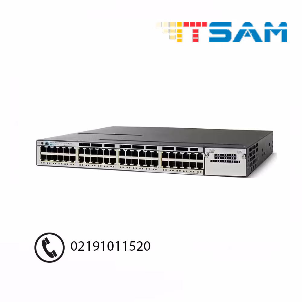 سوئیچ سیسکو مدل WS-C3750X-48PF-S