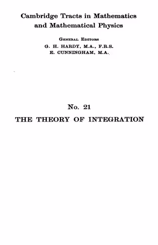 خرید و دانلود نسخه کامل کتاب The theory of integration