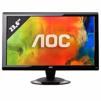 مانیتور  ای او سی مدلAOC 2436SW سایز 24 اینچ (استوک گرید A)