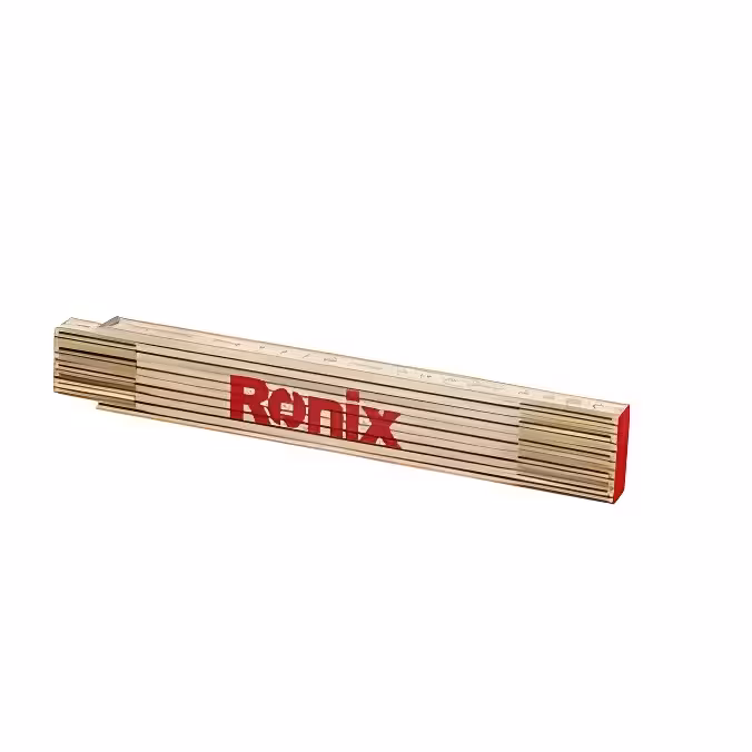 خط کش چوبی تاشو 2 متری رونیکس مدل RH-9715
