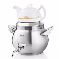 کتری قوری قیطاسی 5 لیتری مدل 5081 مات کف چدن