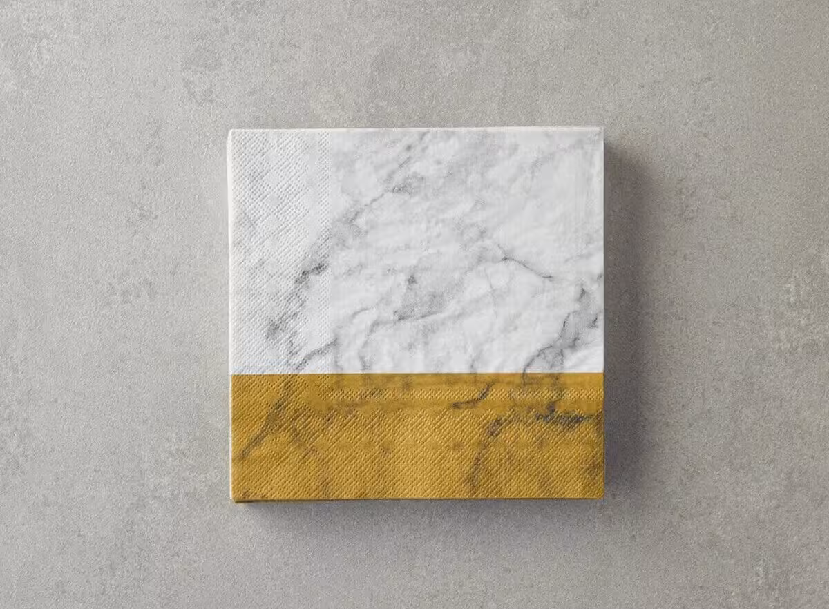 دستمال سفره و آشپزخانه انگلیش هوم طرح Marble بسته 20 عددی