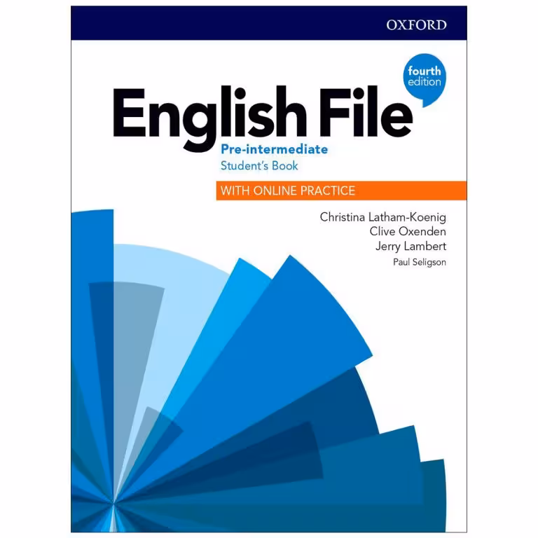 کتاب English File Pre intermediate 4th انگلیش فایل پری اینترمدیت