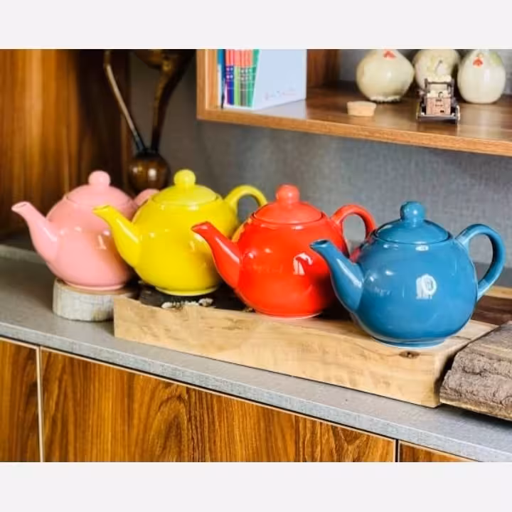 قوری چینی رنگی مقصود | amazonchi