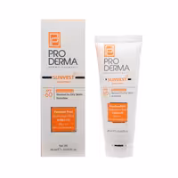 ضد آفتاب و مرطوب کننده پوست معمولی و خشک SPF60 پرودرما-Pro Derma