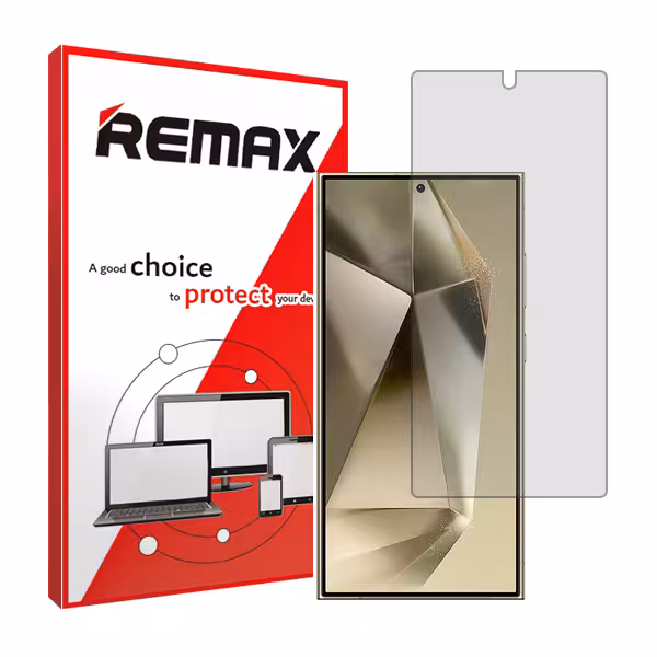 گلس سامسونگ Galaxy S24 Ultra مدل شفاف برند ریمکس کد S