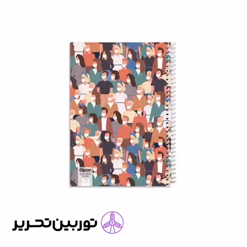 دفتر 100 برگ وزیری سیمی کلاسیک- طرح4