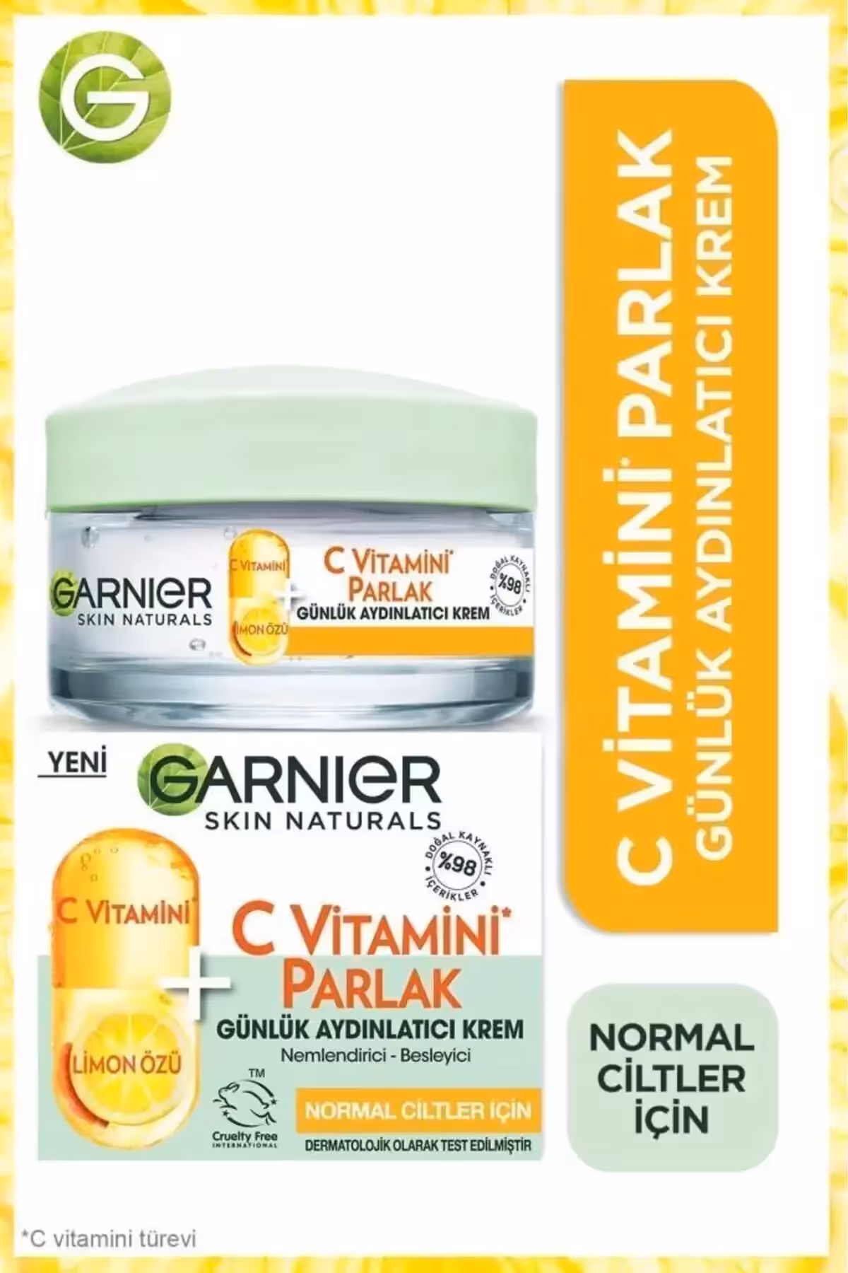 کرم مرطوب‌کننده روشن‌کننده روزانه حاوی ویتامین C (ویتامین C   لیمو) - 4467