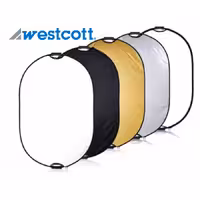 رفلکتور دسته دار وسکات Westcott Reflector 5in1 120x80cm