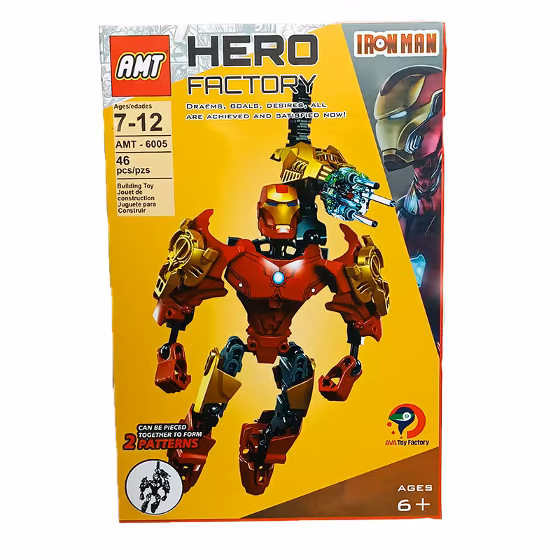 بازی ساختنی لگو HERO شخصیت برند AMT کد 6005