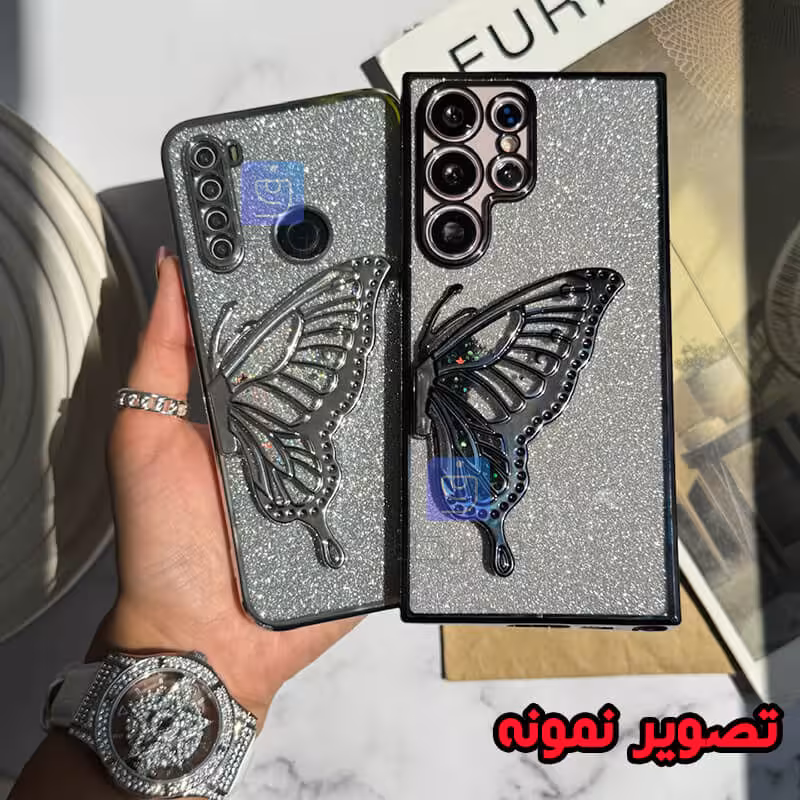 خرید قاب آکواریومی اکلیلی گوشی شیائومی نوت 11 پرو 5G مدل بال پروانه | فارس کالا