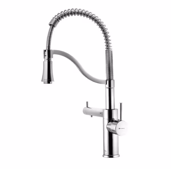 شیر ظرفشویی فنری دوکاره درخشان مدل آریس