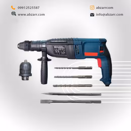 دریل بتن کن سه حالته 800 وات P.M مدل 11254 (( اقساط یک ساله ))