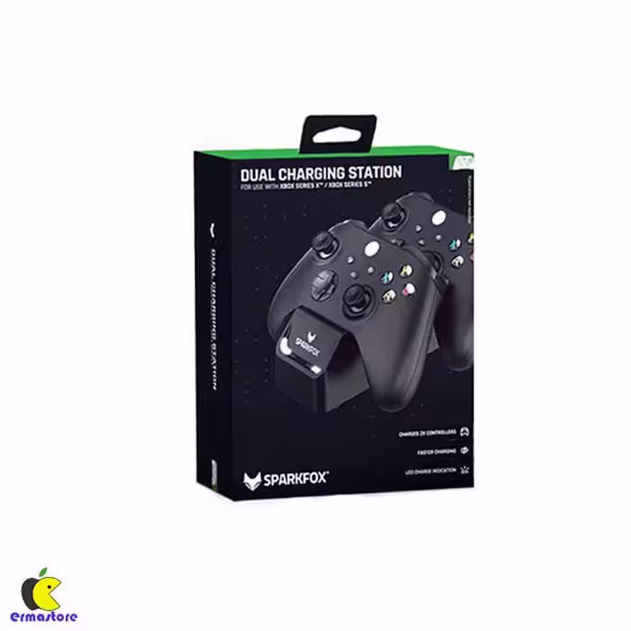 خرید پایه شارژ دوگانه SparkFox ایکس باکس سری ایکس,اس