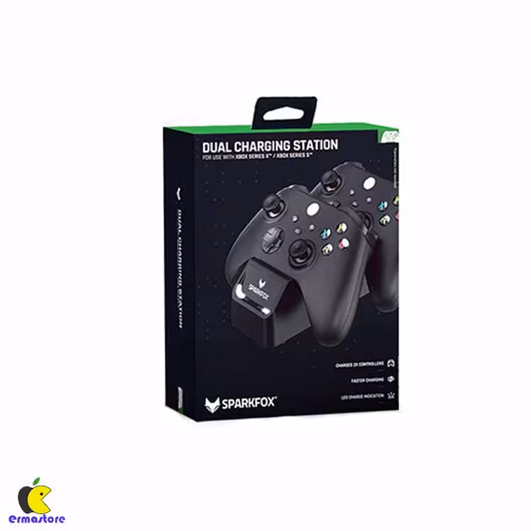 خرید پایه شارژ دوگانه SparkFox ایکس باکس سری ایکس,اس