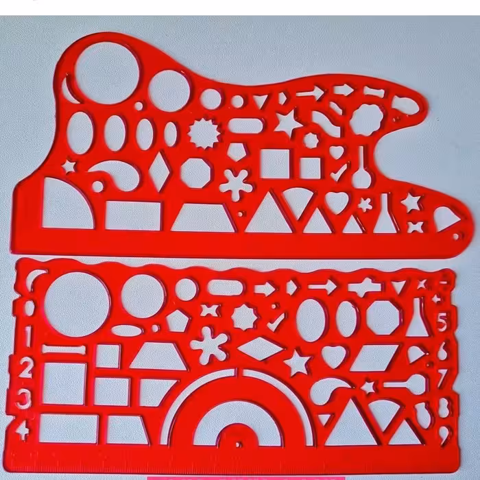 شابلون ژله ای دو تایی  CBS (سبز و صورتی)