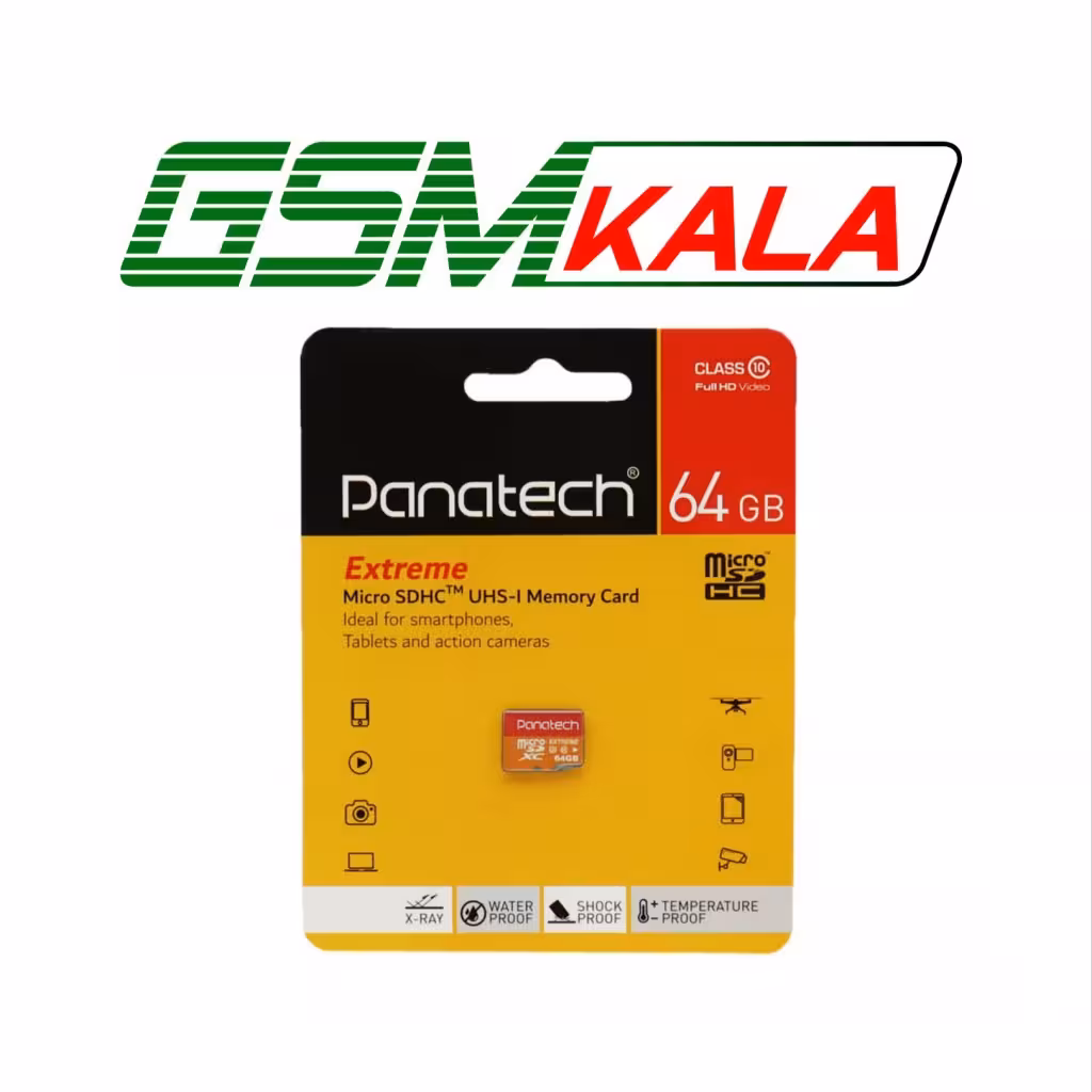 کارت حافظه 64 گیگ پاناتک بدون خشاب Panatech Extreme U3 C10