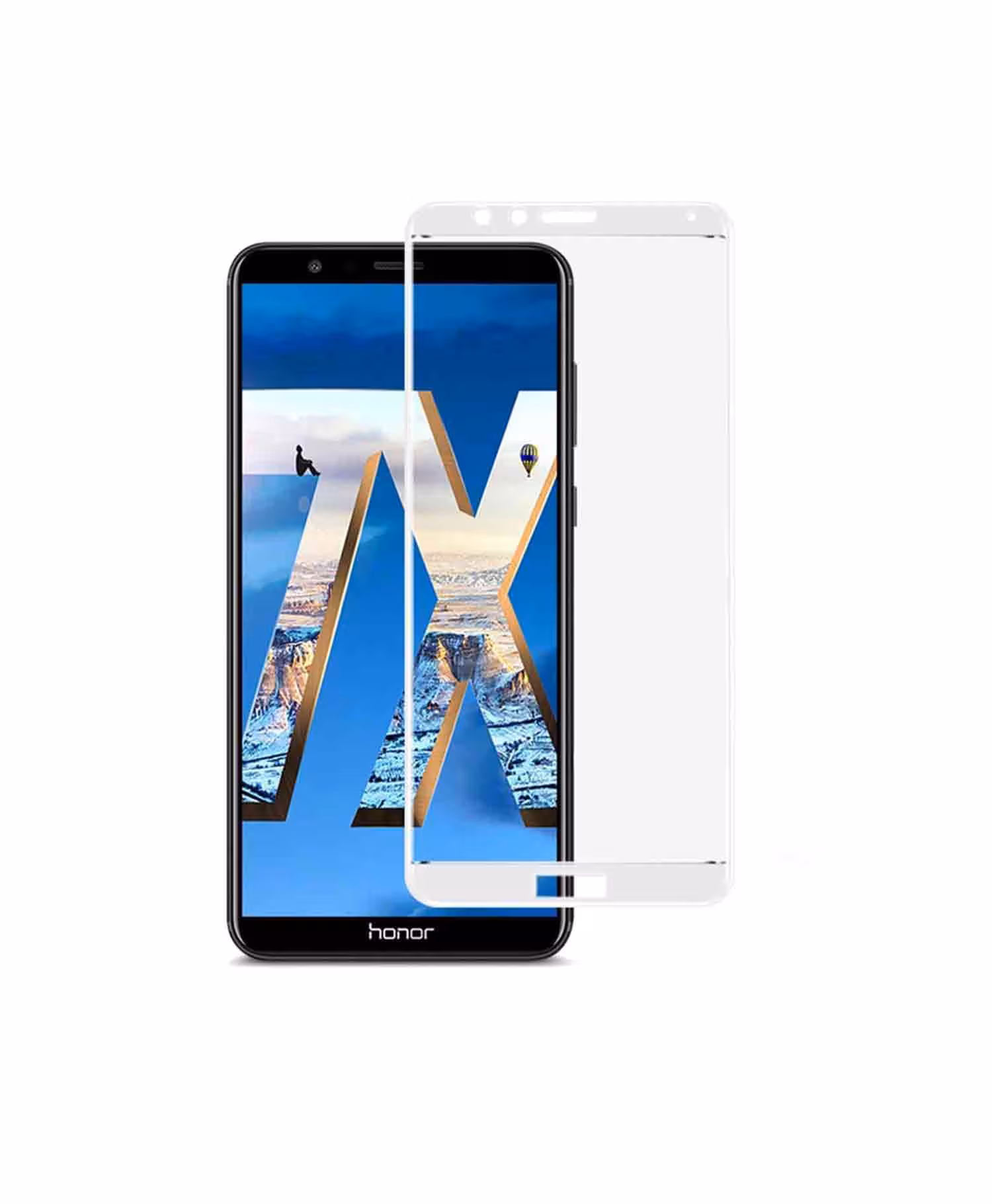 گلس فول تمام چسب موبایل هوآوی Huawei Honor 7X