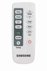 ریموت کنترل کولر گازی سامسونگ مدل پرتابل و پنجره‌ای