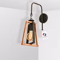 دیواری چوب و فلز