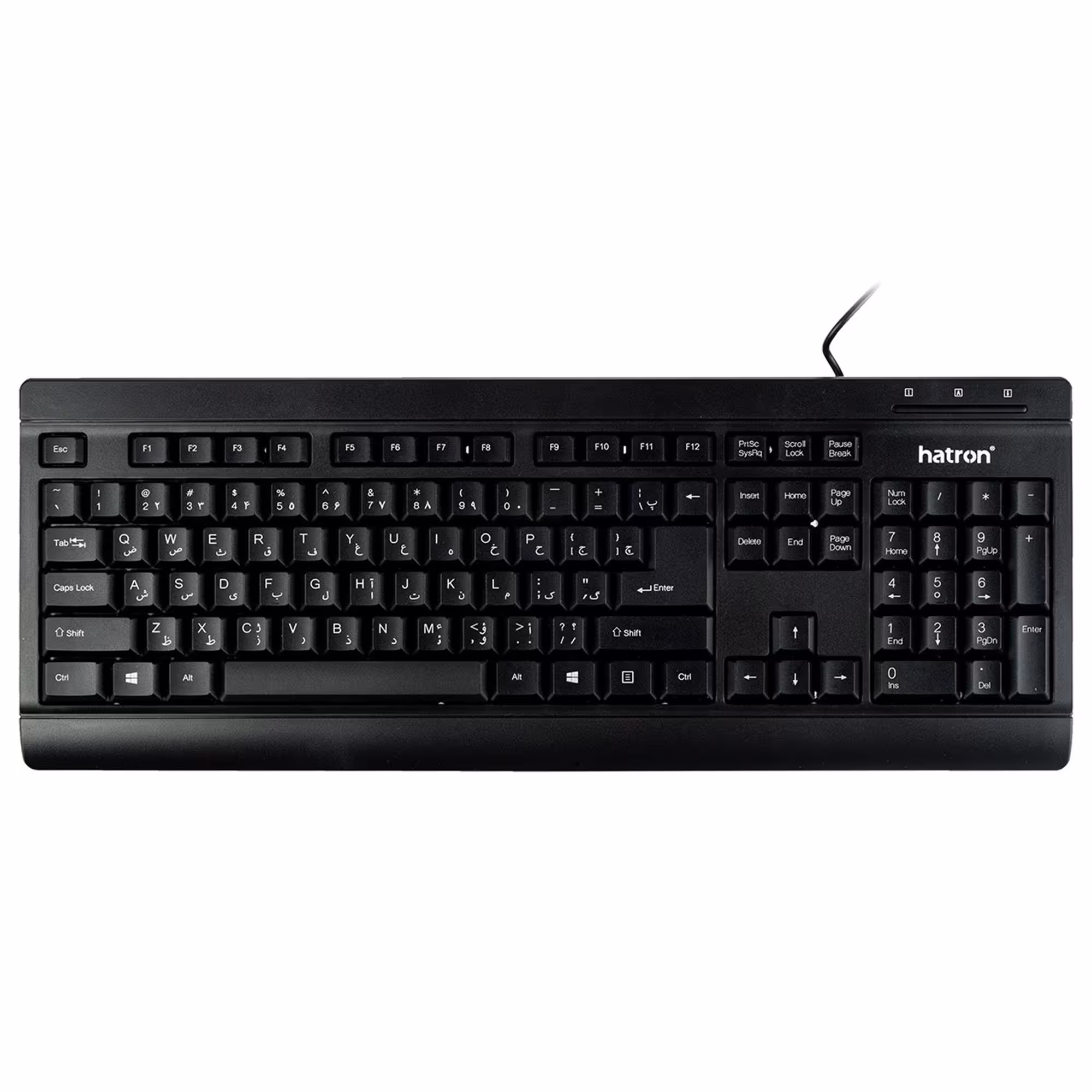 کیبورد هترون مدل HK210 رنگ مشکی

