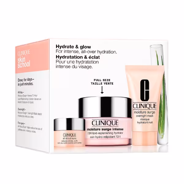 ست آبرسان کلینیک 72 ساعته شامل آبرسان کاسه ای , ماسک صورت  , دورچشم