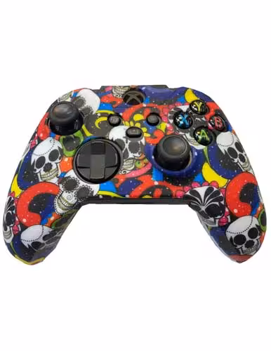 محافظ دسته ایکس باکس series x/s طرح اسکلت قرمز