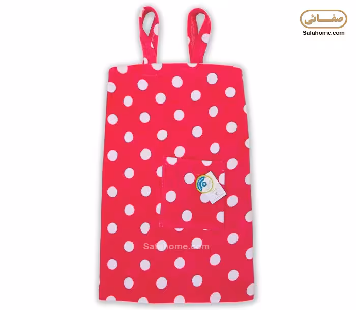 حوله دکلته طرح خالدار