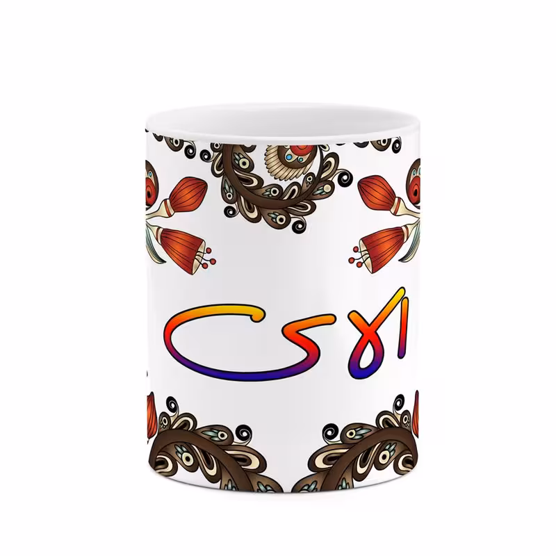 خرید ماگ-لیوان    اسم الای  سنتی گل و بته کد mgh43708