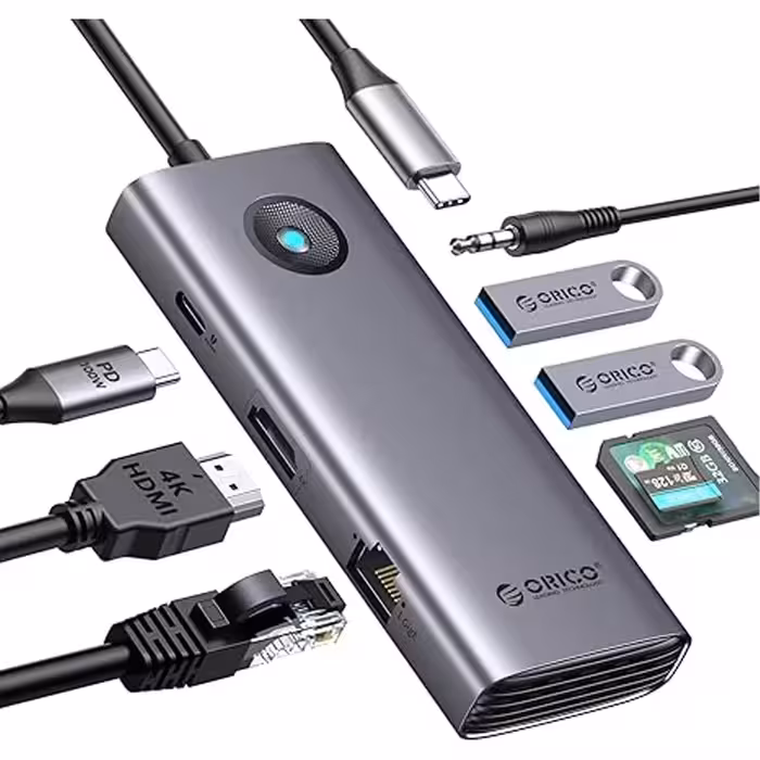 هاب داک استیشن اکسترنال 8 پورت اوریکو مدلOrico PW11-8P