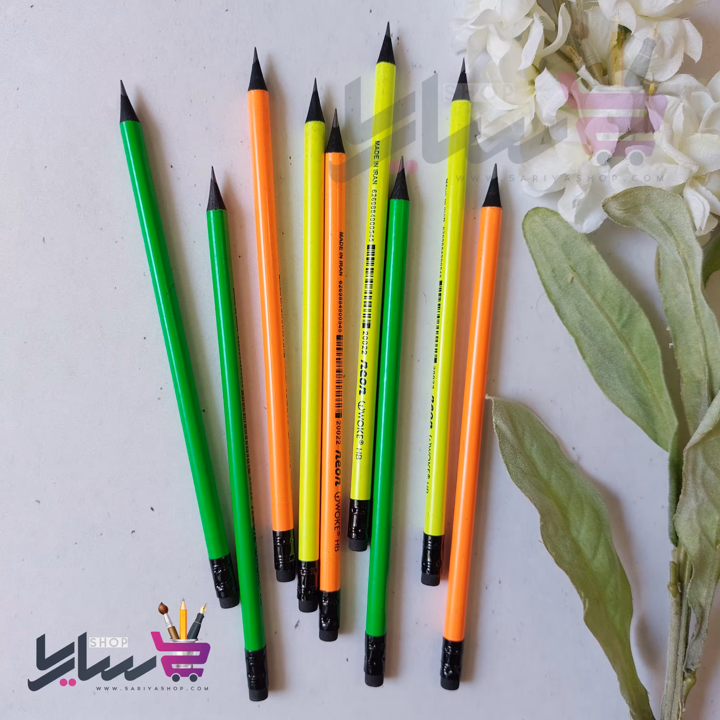 مداد مشکی ووک پاک کن دار 