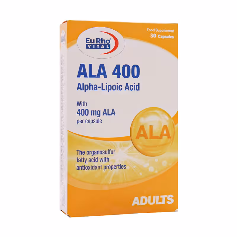 کپسول آ ال آ 400 یوروویتال 30 عدد | Eurhovital ALA 400 Mg
