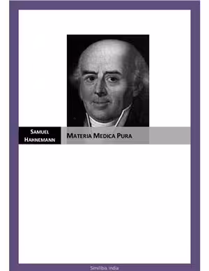 خرید و دانلود نسخه کامل کتاب Materia Medica Pura