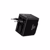 شارژر دیواری یوسمز مدل USAMS Charger 2xUSB T2 Adapter 4in1 US/AU/EU/UK CC44TC01