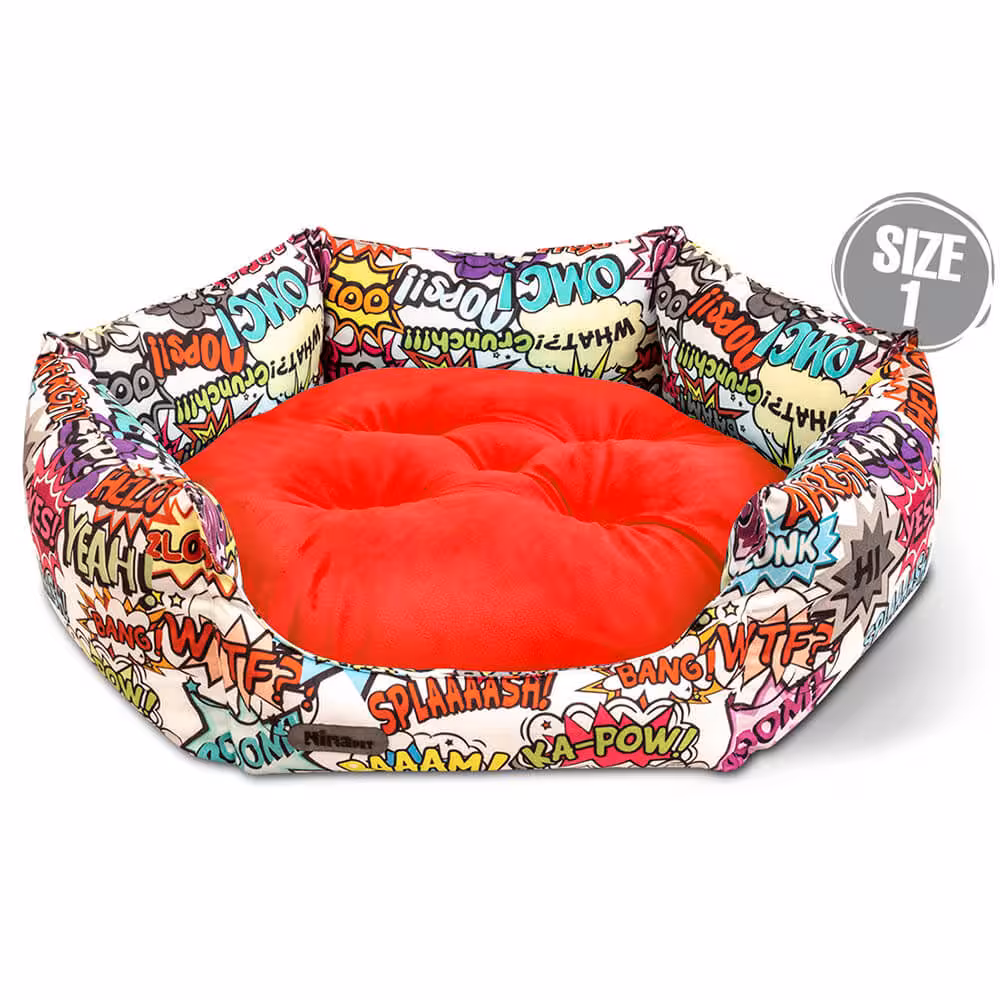 جای خواب شش ضلعی سگ و گربه نیناپت مدل VIP بمب