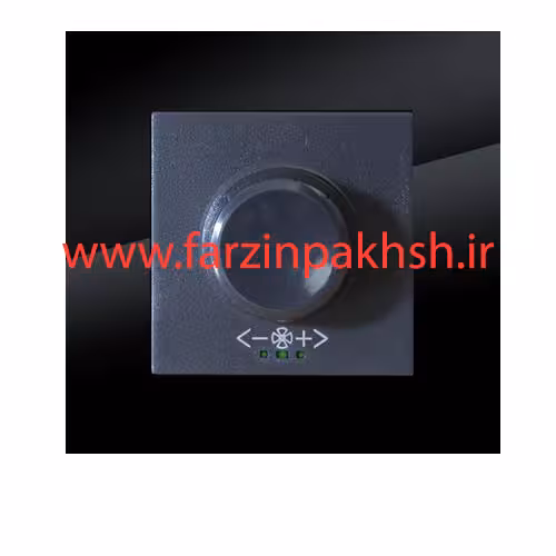 کلید دیمر فن توکار دلند مدل آسا پلکسی مشکی