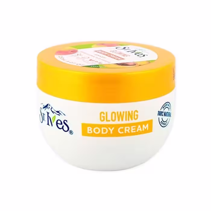 کرم بدن Body Cream سنت ایوز St Ives رایحه هلو مدل Glowing حجم 300ml