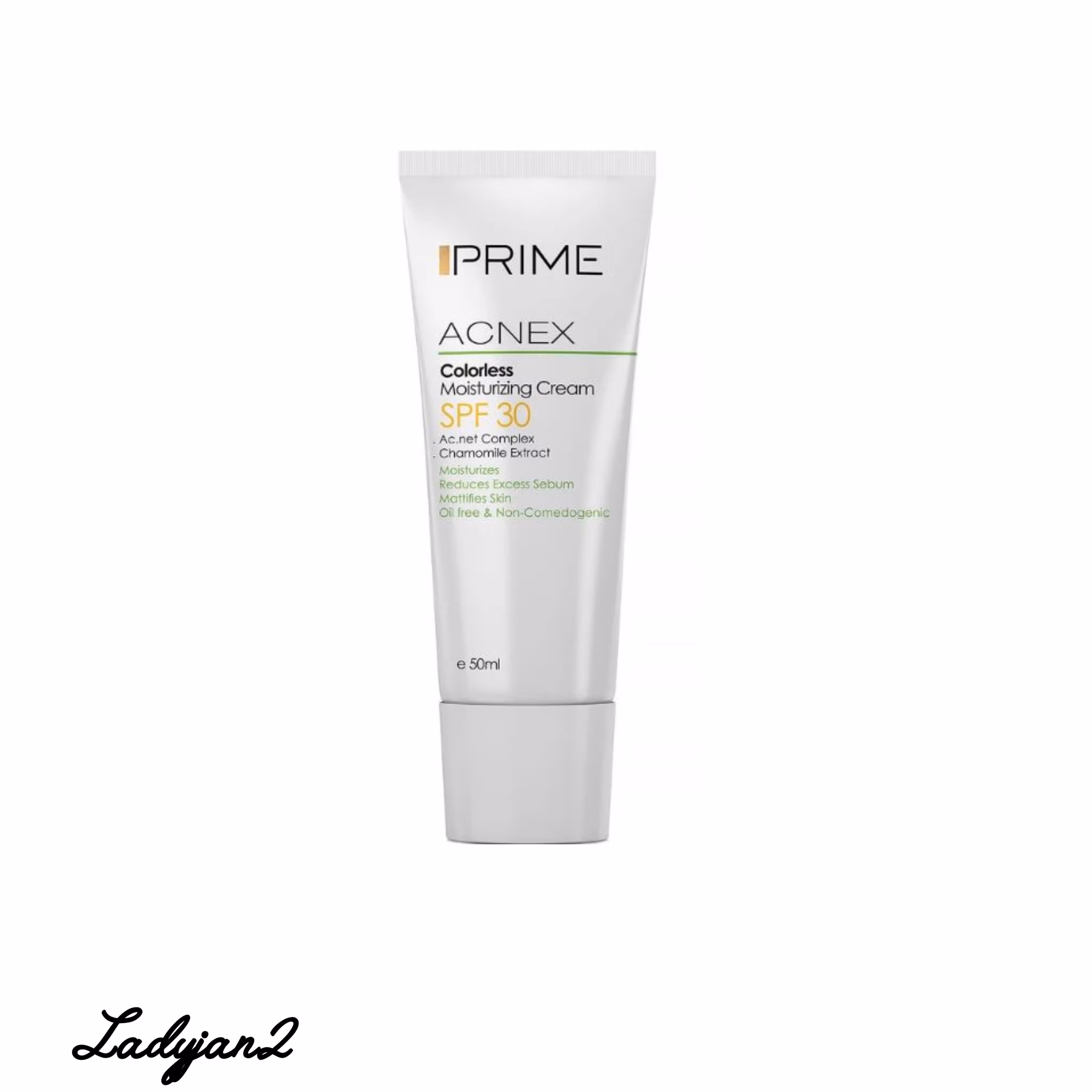 کرم مرطوب کننده بدون رنگ پرایم ( پریم) مدل Acnex SPF 30 حجم 50 میلی لیتر