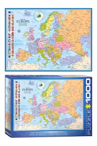 پازل map of europe 6000 0789 1000pcs