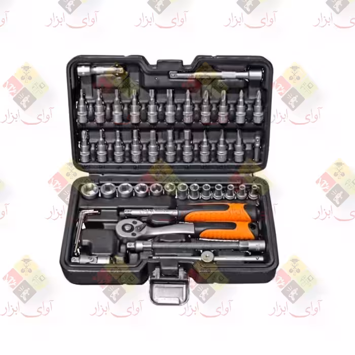 جعبه بکس 46 پارچه 1/4 درایو LK مدل E6470